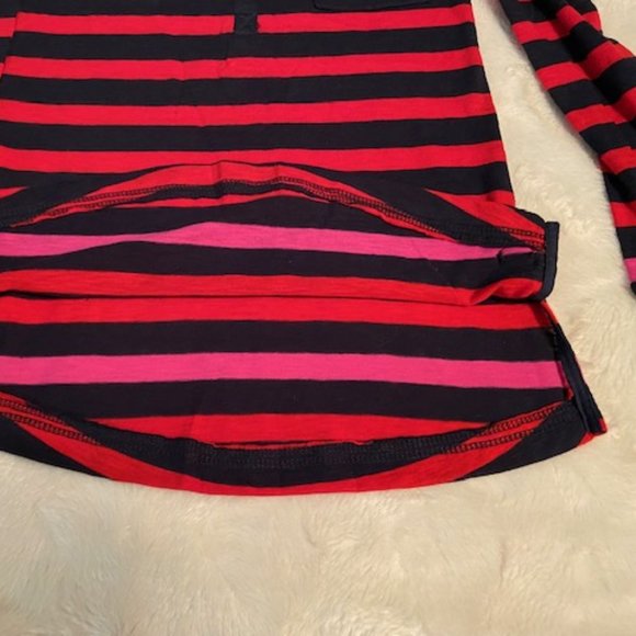 Garage Striped Henley Top Ladies Junior Size XS NWT - Picture 4 of 11